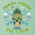 thumbnail image 6 of Wild Bobby Beach Vibes Till Die Women Slim Fit Junior Tee, 6 of 6