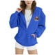 thumbnail image 2 of Sudadera con capucha y manga larga para niños y niñas, estilo informal, deportivo, con estampado degradado, cuello redondo, poliéster, 2 of 6