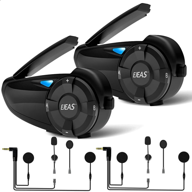 EJEAS Q7 motorcycle helmet Bluetooth intercom with CVC noise reduction