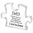 thumbnail image 3 of Jkkant Transparent Acrylic 3D Puzzle, Modern Abstract Sculpture for Home Desk & Bookshelf Decor, 3 of 9