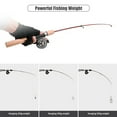 thumbnail image 4 of 1 Set Fishing Rod With Fishing Reel Ultra Short Portable Mini Winter Outdoor Ice, 4 of 11