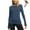 Navy, variant on BXJX Long Sleeve Shirts for Women- Casual Solid Warm Round Neck Thermal Undershirts for Women Black Size 2XL