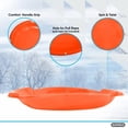 thumbnail image 2 of Superio Traîneau Rond en Forme de Soucoupe de Neige, 24 Pouces Orange (Lot de 2), 2 of 5
