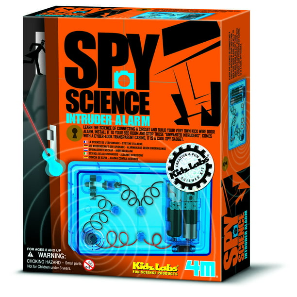 Guijarro Clip mariposa adjetivo KidzLabs: Intruder Alarm - Spy Science Kit - Walmart.com