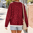 thumbnail image 3 of Crew Neck Sweatshirts Women Oversized Fall French Terry Layered Pullover Sweatshirt Fake Two‑Piece Tops Pullover Casual Split Hem Top, 3 of 4