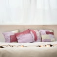 thumbnail image 6 of Ambesonne Throw Pillow Cover 4 Pack, , 20", Mauve Raspberry and Eggshell, 6 of 7