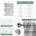 thumbnail image 6 of White Dandelion Tie Up Curtains for Windows, Balloon Window Shades, Spring Flowers Plants Vintage Gray Wood Kitchen Window Treatments Roll Up Curtain for Basement/Nursery 52"x45", 6 of 8