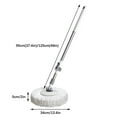 thumbnail image 2 of Qocolhg Spin Mop and Bucket with Wringer Set, 360° Spinning Mop Bucket System with Microfiber Mop Replacement Heads and Stainless Steel Adjustable Handle for Floor Cleaning, Clearance, 2 of 9