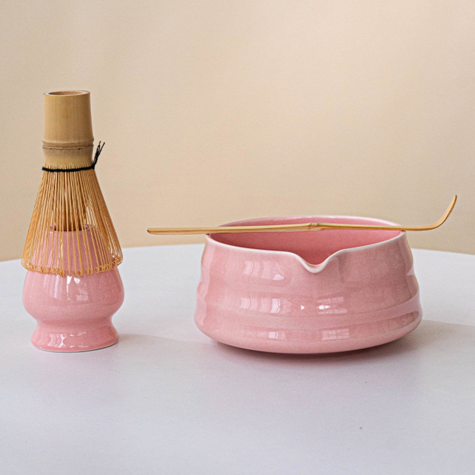 Mochachaju Lot De 7 Fouets à Matcha – Bol à Matcha Avec Bec Verseur, 1 Fouet à Matcha, Kit De Matcha Vert