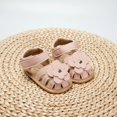 thumbnail image 3 of Infant Baby Girl Boy Sandals Comfort Premium Summer Outdoor Casual Beach Shoes with Flower Bowknot Anti Slip Rubber Sole Newborn Toddler Prewalker First Walking Shoes, 3 of 6
