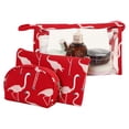 thumbnail image 1 of 3 uds. Bolsa de maquillaje, bolsa de cosméticos, 3 tamaños, bolsas de maquillaje para mujeres, adolescentes, niñas, neceser de viaje MFZFUKR BST3059851-3, 1 of 5