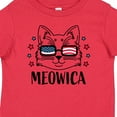 thumbnail image 4 of Inktastic 4th of July Meowica Cat in Flag Sunglasses Boys or Girls Baby T-Shirt, 4 of 5