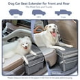 thumbnail image 6 of PETSFIT Seat Extender for Dogs, Dog Car Seat Extender for Front and Back Seat, Collapsible Car Organizer Trunk for Dogs Up to 90 LBS (Grey), 6 of 6