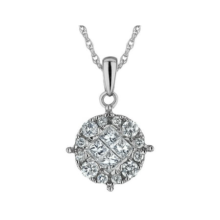 Diamond Circle Pendant Necklace 1 2 Carat Ctw In 14k White Gold With Chain 0 Look Canada - 14k White Gold Diamond Circle Pendant Necklace Diamond Circle Pendant Necklace 1 2 Carat Ctw In 14k White Gold With Chain 0 Look Canada - 14k White Gold Diamond Circle Pendant Necklace
