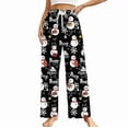 thumbnail image 5 of Unisex Christmas Pajama Pants Women Men Couples Pjs Pants Lough Pants Unisex Pajama Bottom for Xmas Family Matching Pajama Costume Christmas Gifts, 5 of 8