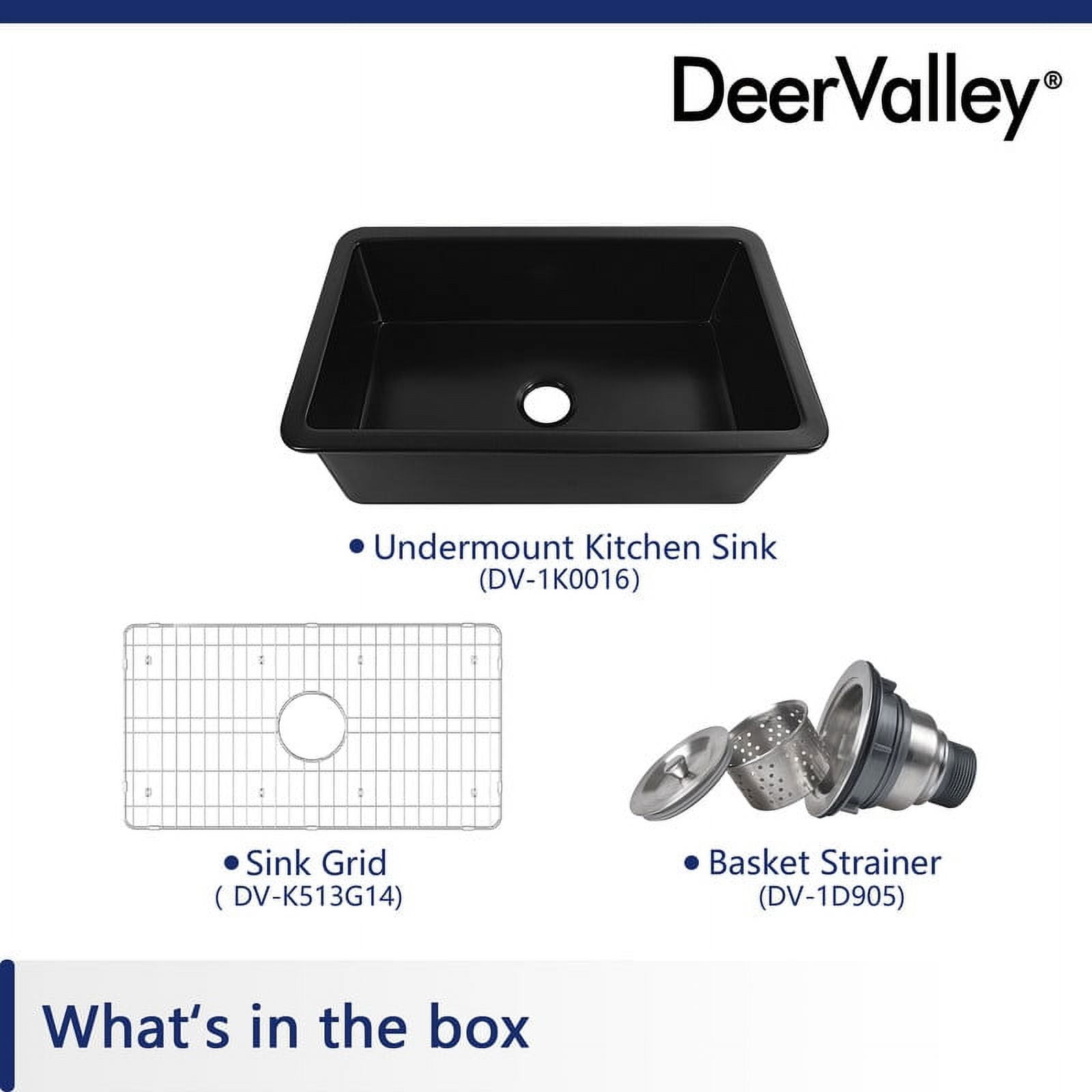 DeerValley DV-1D905 Basket Strainer Kitchen Sink Drain