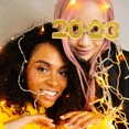 thumbnail image 3 of PTOOTP 1Pair Party Eyeglasses Decors Golden Colored Plastic New Year Costume Accessory, 3 of 6