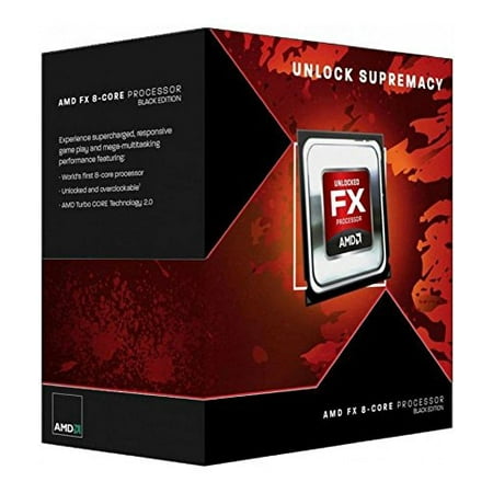 AMD FD8350FRHKBOX FX-8350  FX-Series 8-Core Black Edition (Best Power Supply For Amd Fx 8350)