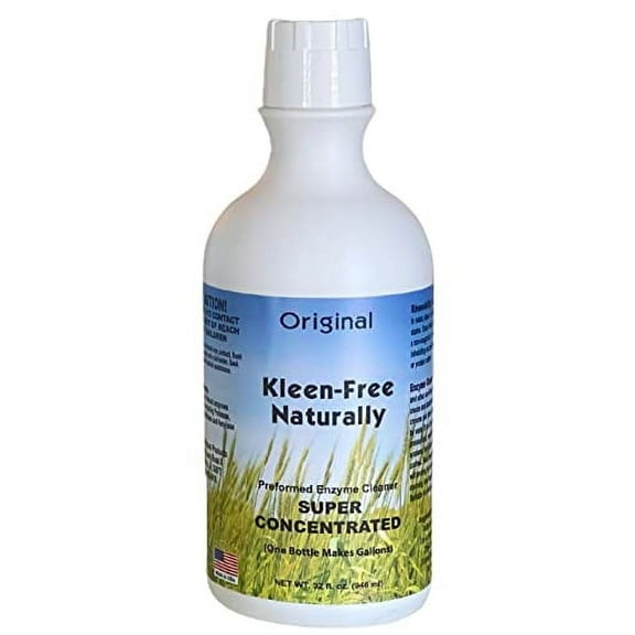 Kleen-Free Naturally Preformed Enzyme Cleaner  (Original , 32oz Concentrate)