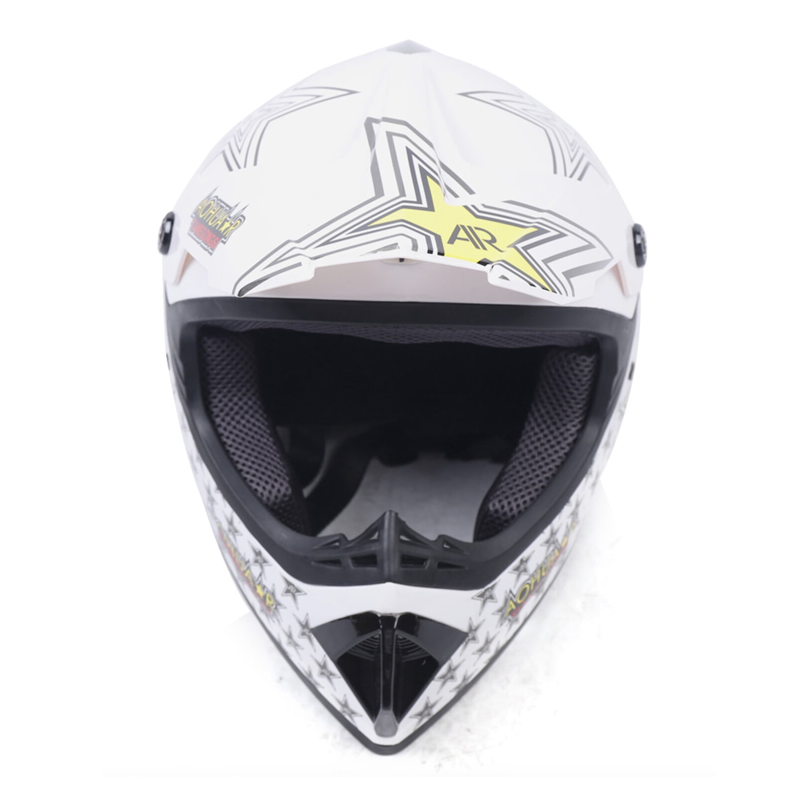 DOT Motorcycle Adult Helmet +Goggles +Gloves Motocross MX ATV Dirt Bike Off-Road