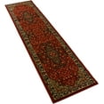 thumbnail image 2 of Traditional Medallion Oriental Design Red Color Rug Runner Printed Slip Skid Resistant Rubber Back 2 x 7 Runner Rug(Red, 23" x 7'), 2 of 8