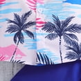 thumbnail image 6 of LAPAKIDS Toddler Kids Boy Summer Clothes 6-7 T Hawaiian Summer Short Sleeve Button Down Shirt Top Shorts Outfits Set, 6 of 7
