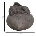 thumbnail image 2 of Angelic Labrador Dog Sleeping On Heart Stone Cremation Urn Pet Memorial Statue, 2 of 9