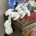 thumbnail image 4 of Saved By A Hare Sculpture Bunny Decor Sculpture Party Decor Gift Statue, 4 of 6
