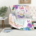 thumbnail image 2 of LHSHID Happy Birthday Blanket Birthday Gifts for Women Happy Birthday to You Soft Throw Blanket Happy Birthday Gifts for Women Women Girl Birthday Gift Ideas Womens Birthday Gifts Size 60x80in, 2 of 6