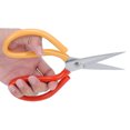 thumbnail image 1 of Alloy Steel Multipurpose Scissors Ergonomic Handle Left Right Hand Use Comfortable Grip for Fabric Leather Cutting, 1 of 7