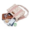thumbnail image 4 of Wrangler Tote Bag for Women Western Camo Pattern Canvas Crossbody bag Handbag Vintage Design, Pink, 4 of 6