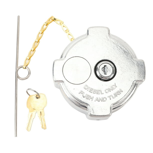 Tapa de combustible diésel con cerradura de aluminio y llaves 03-37017-002 Reemplazo para Freightliner Cascadia Columbia Century Coronado