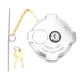thumbnail image 1 of Tapa de combustible diésel con cerradura de aluminio y llaves 03-37017-002 Reemplazo para Freightliner Cascadia Columbia Century Coronado, 1 of 14