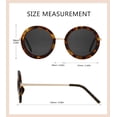 thumbnail image 2 of Lentes de Sol Polarizados Retro Redondos JOOX para Mujer UV400, 2 of 7