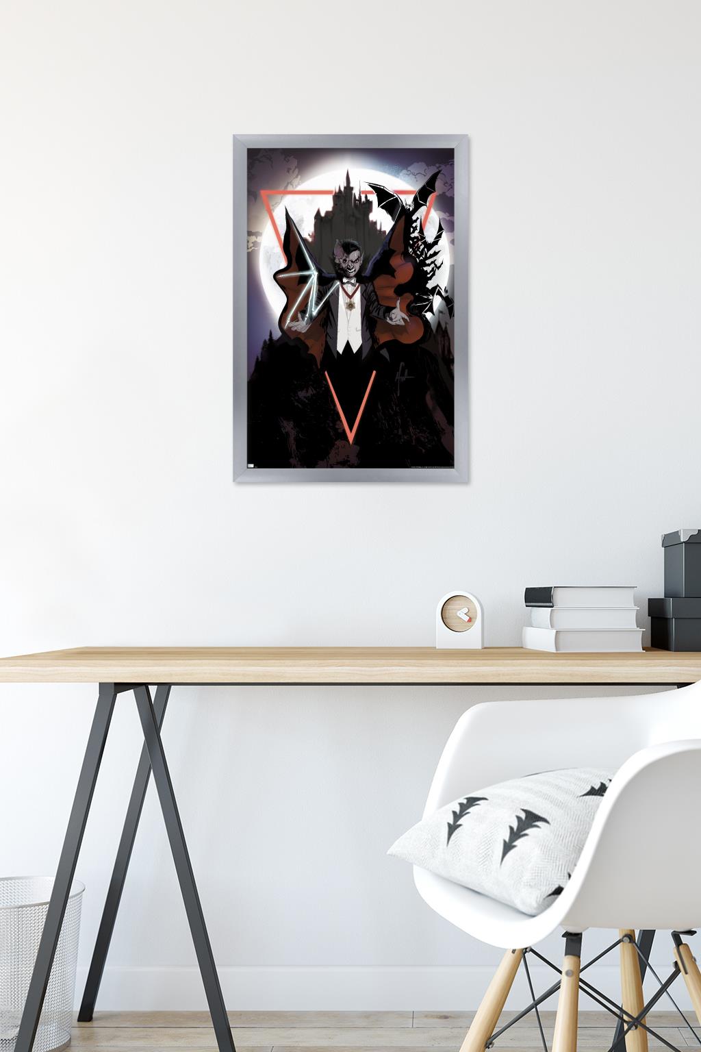 Dracula - Illustration Wall Poster, 14.725" x 22.375" Framed