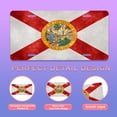 thumbnail image 2 of Smoaffly Florida State Flag Vintage License Plate Decorative Car Front, Metal Car Plate, License Plate, Vanity Tag, Aluminum Novelty License Plate for Men/Women/Boy/Girls Car 6×12 Inch, 2 of 5
