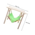 thumbnail image 4 of STRANDCHIC Small Animal Hammock Set Wooden Assorted Color For Home Use 1 Set, 4 of 5