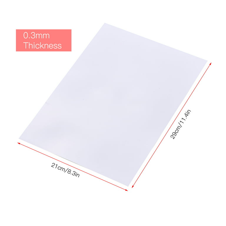 10pcs Heat Shrink Plastic Sheet Paper Heat Shrinkable Shrink Paper Film  DIYCraft