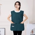 thumbnail image 4 of Hariumiu Apron Vest with Pockets Stain-resistant Artist Apron Solid Color Vest Apron for Kitchen Painting Crafting Unisex Cobbler Apron for Various Occasions, 4 of 8