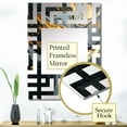 thumbnail image 3 of Designart "Fusion of Gold and Grey Volcano I" Abstract Marble Oversized Wall Mirror - Modern Abstract Bathroom Decorative Wall Mirror - Multiple Color Options, 3 of 6
