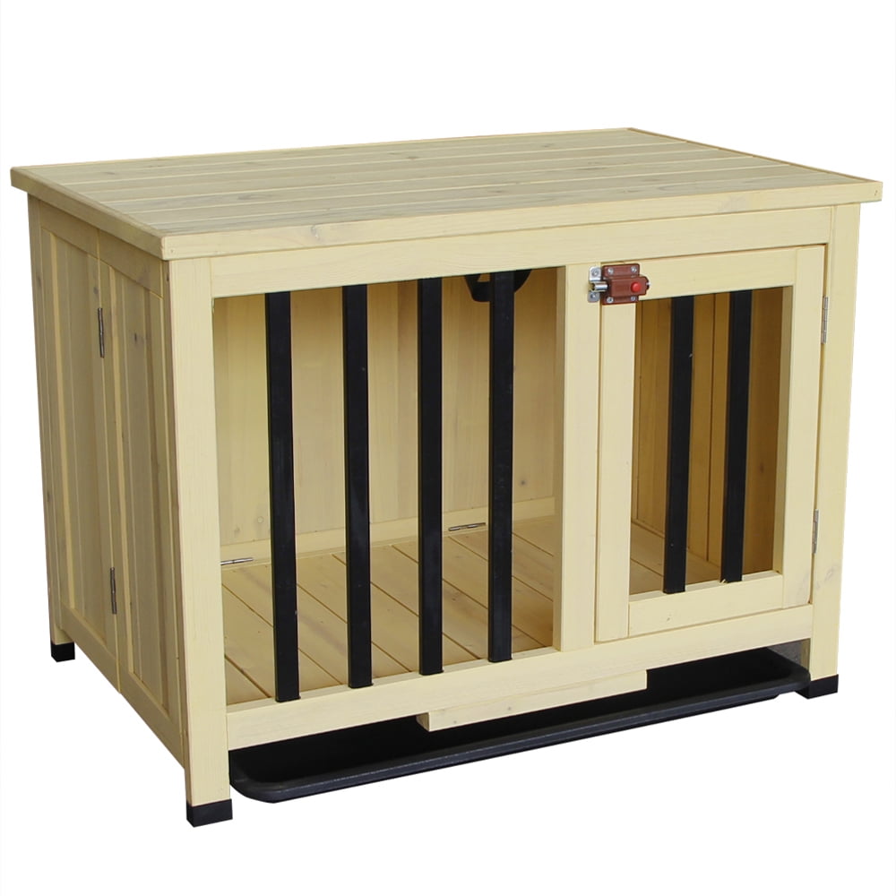 Lowestbest Dog House for Puppy or Small Dogs, Opening Roof Foldable Pet Shelter, Dog House Pet