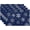 Blue Snowflake, variant on Spring Leaf Placemats 12×18 Inches Set of 4 Eucalyptus Leaf Black White Buffalo Check Seasonal Indoor Kitchen Dining Table Place Mats for Home Party Decoration