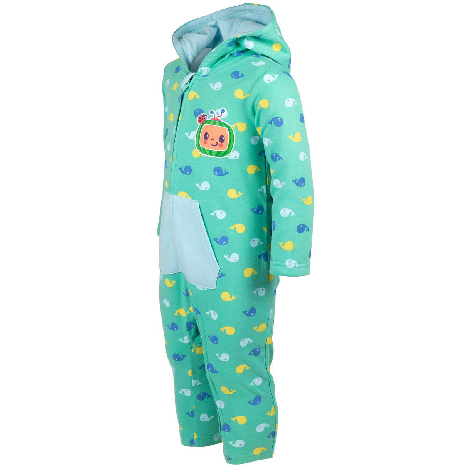 CoComelon Toddler Boy Girl Fleece Coverall Pink 2T
