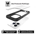 thumbnail image 4 of Funda TEKKU Combat para iPhone 15 PRO MAX Negra Transparente, 4 of 9