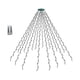 thumbnail image 4 of Luces de árbol de Navidad con anillo, 8 modos de parpadeo, control remoto, cadena de hadas 15 m 200 luces, 4 of 9