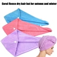 thumbnail image 2 of New Ultra Plush Microfiber Hair Towel Wrap For Women, Ultra Absorbent Twist Hair Turban Drying Cap Hair Wrap, For Drying Curly, Long & Thick Hair, 2 of 8