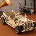 thumbnail image 6 of 3D Wooden Puzzles Vintage Car Model for Adults, 65pcs Pull Back Toys Car Building Kits for Adults to Build, Desk Decor/DIY Hobbies/Gifts for Boys and Men, 6 of 8