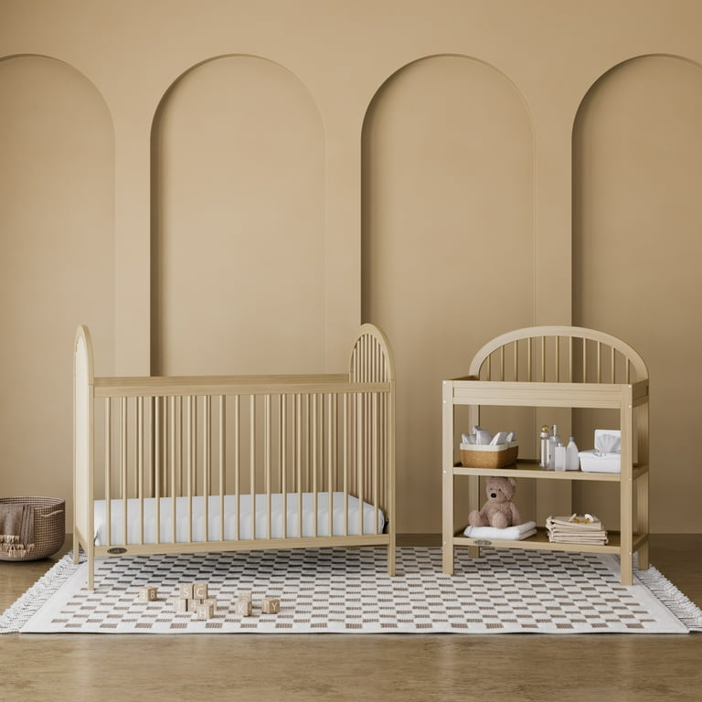 Graco Olivia Wood Changing Table with Pad, Driftwood photo 8