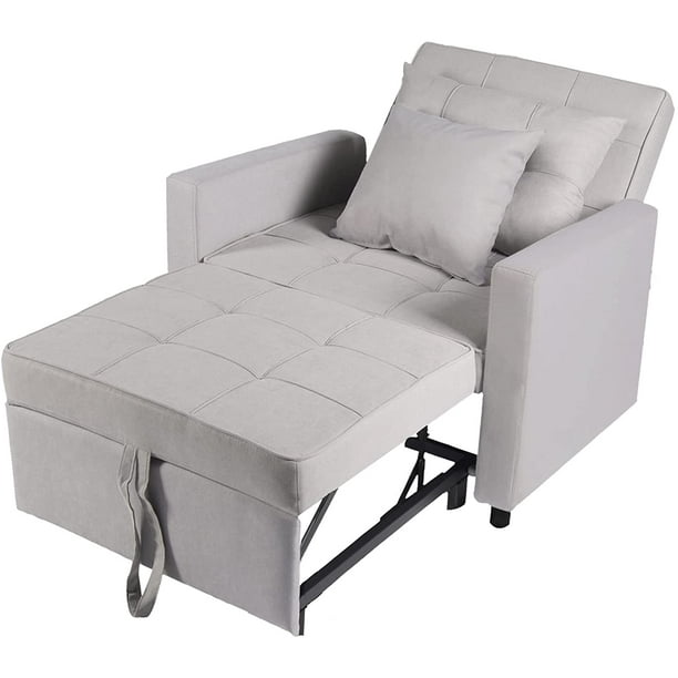 Polar Aurora Sofa Bed Chair 3-in-1 Convertible Chair Bed, Lounger ...