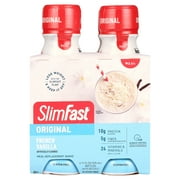Slimfast Original French Vanilla Meal Replacement Shakes, 11 fl oz, 4 Ct